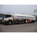 New China LNG Liquid Oxigênio Nitrogênio Lar Tank Car Semi Trailer